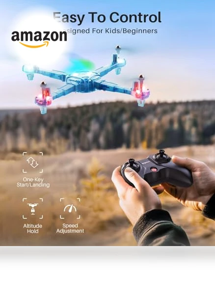 Mini Drone with Detachable Arms — RC Helicopters, Syma