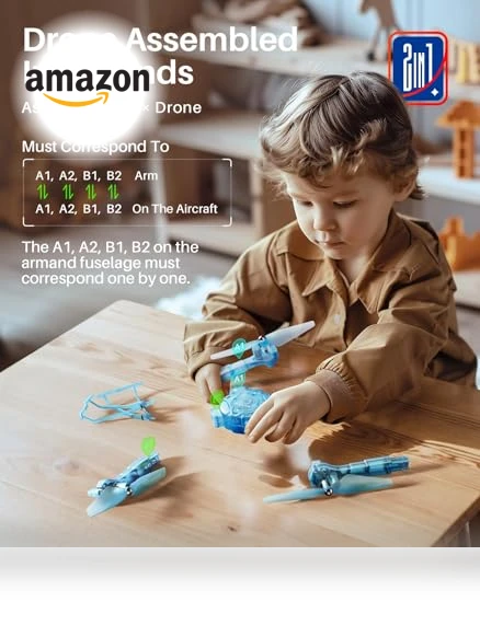 Mini Drone with Detachable Arms — RC Helicopters, Syma
