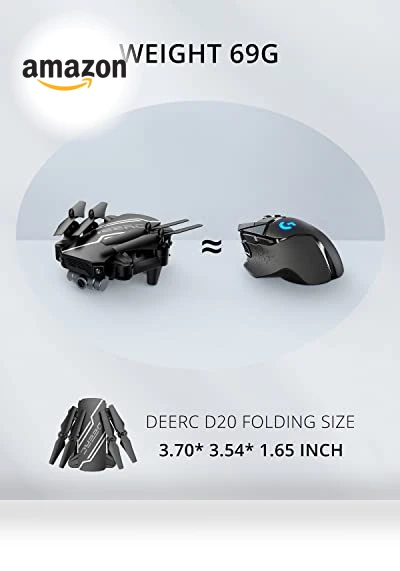 Mini Drone with HD Camera — Drones, DEERC