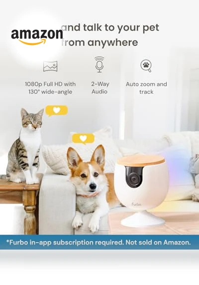 Mini Pet Camera — Cameras & Monitors, Tomofun, LLC