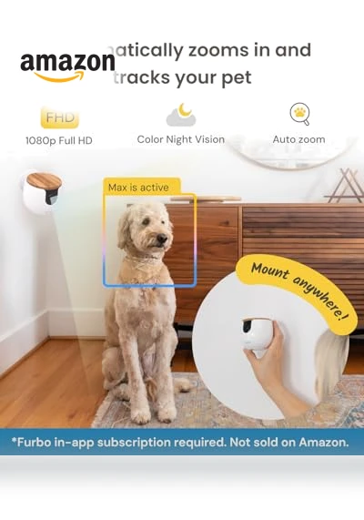 Mini Pet Camera — Cameras & Monitors, Tomofun, LLC