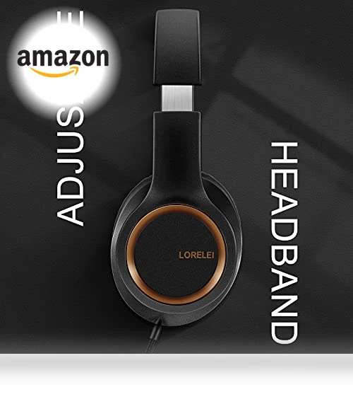 Over-Ear Wired Headphones with Microphone — Over-Ear Headphones, LORELEI