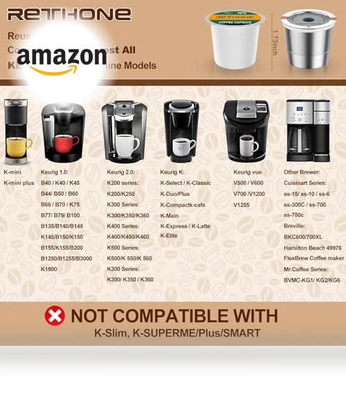 Reusable K Cup for Keurig — Coffee Pod Holders, RETHONE