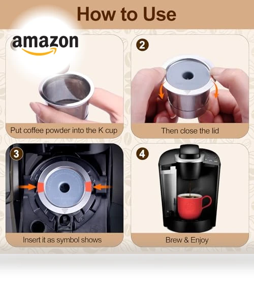 Reusable K Cup for Keurig — Coffee Pod Holders, RETHONE