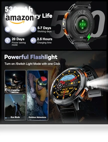 Rugged Military Smart Watch — Smartwatches, DREMAC