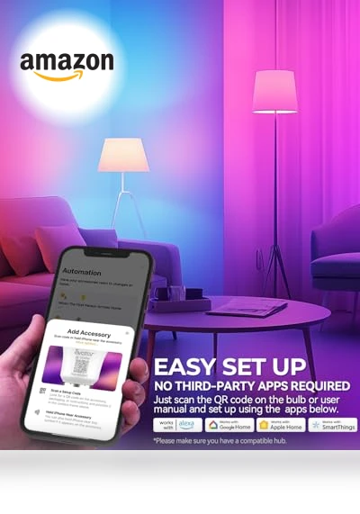 Smart Light Bulb Candelabra — LED, Avatar Controls