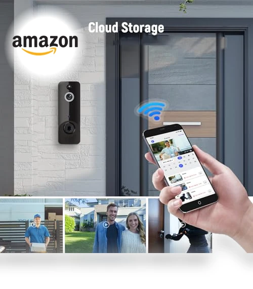 Smart Wireless Video Doorbell Camera — Smart Home Security, Generic