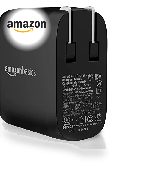 Two-Port USB-C Wall Charger — Chargers, Amazon