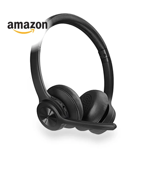Wireless Headphones with Noise Cancelling Microphone — In-Ear Headphones, EKVANBEL