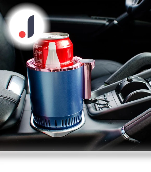 2-in-1 Touch Screen Car Cup with Cooling and Heating — Coolers & Fridges