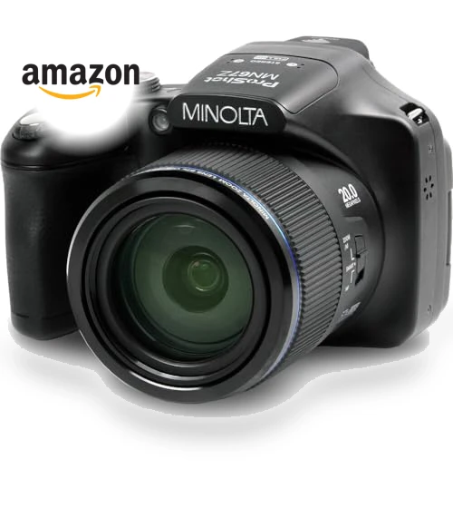 20 MP / 1080P FHD Bridge Digital Camera with 67x Optical Zoom — Professional DSLR Cameras, Minolta