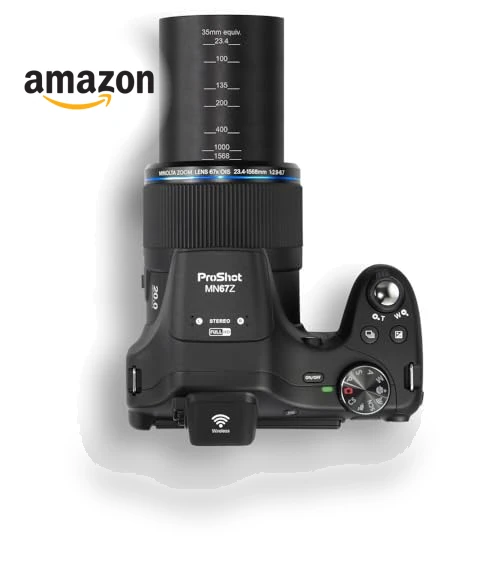 20 MP / 1080P FHD Bridge Digital Camera with 67x Optical Zoom — Professional DSLR Cameras, Minolta