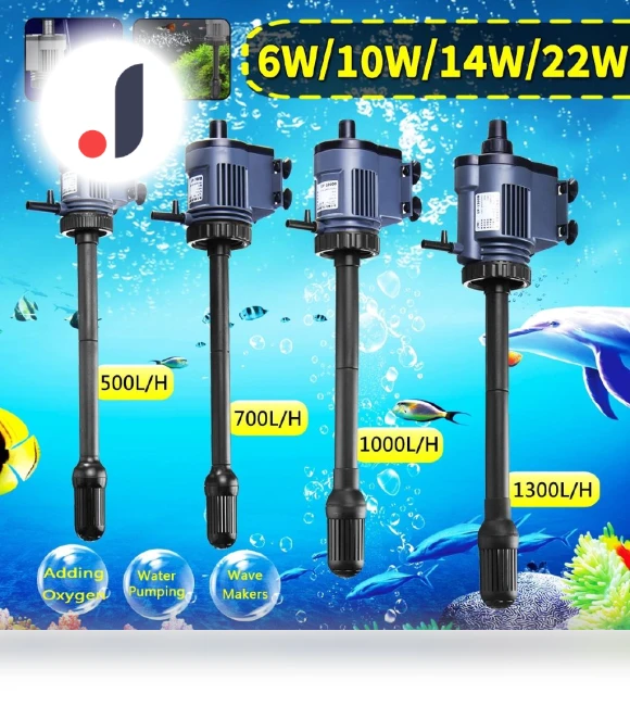 3-in-1 Submersible Pump for Fountain, Fish Pond Filter, Aquarium Wave Pump — Water Pumps, The Romantics