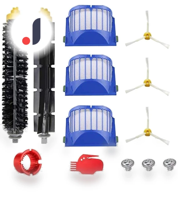 Accessory Kit for Robot Vacuum — Smart Cleaning Robots, Five Colorful