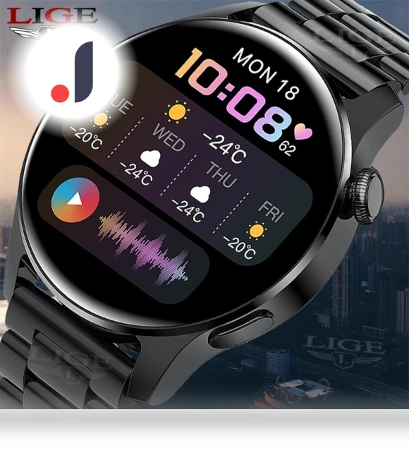 Bluetooth Smartwatch for Men — Smartwatches, LIGE