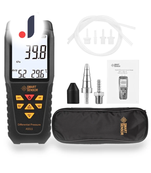 Digital Differential Pressure Gauge — Compound Gauges, Koogeelife