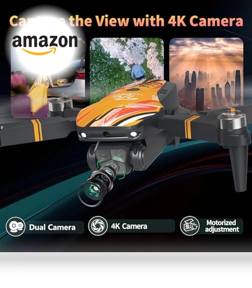 Foldable 4K Drone with Camera — Drones, TTROARDS