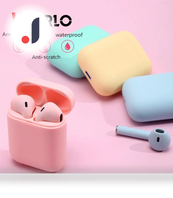 Inpods 12 TWS Wireless Bluetooth Earbuds — In-Ear Headphones, VAORLO