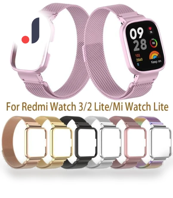 Metal Watch Strap with Case — Smartwatch Accessories, TVG