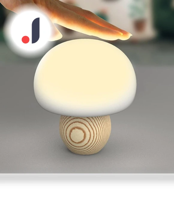 Mini LED Mushroom Lamp — Night Lights, Perphin Direct