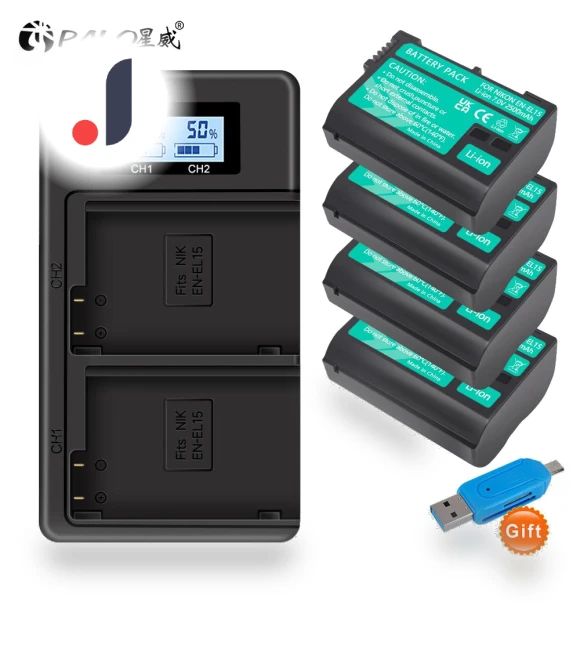 Smart Charger with Batteries — Batteries, PALO