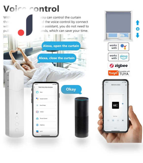 Smart Curtain Motor with Ball Bearings — Smart Home Hubs & Controllers, 3d printing machine