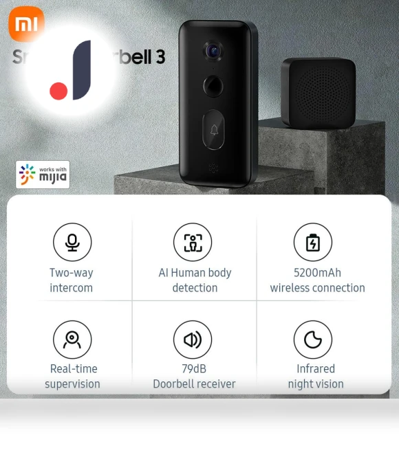 Smart Doorbell — Smart Home Security, Xiaomi