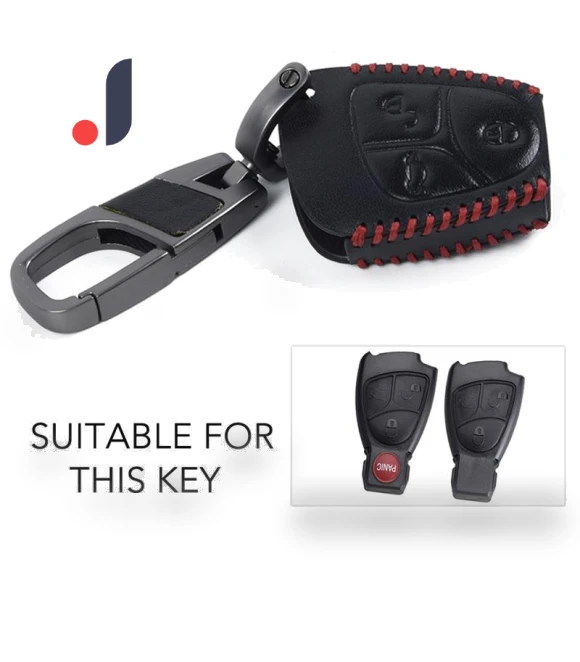 Smart Leather Car Key Set — Keyless Entry, fashionroad