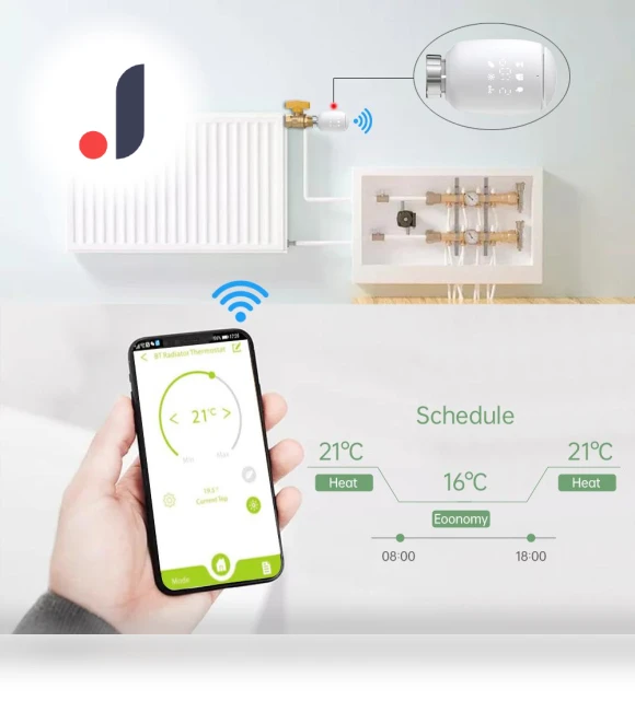 Thermostatic Radiator Valve Controller — Home Climate Control, Tuya