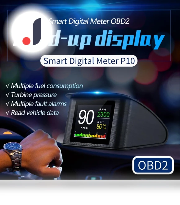 Universal HUD OBD2 Smart Digital Meter — Car Accessories & Gadgets