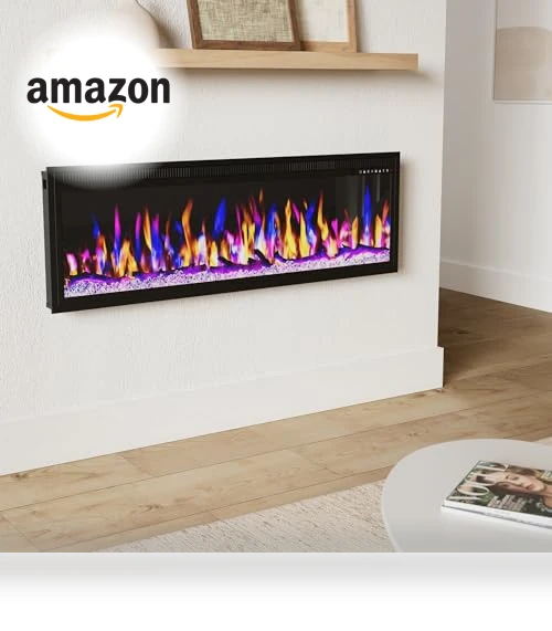 WiFi-Enabled Electric Fireplace Heater — Electric Heating Solutions, Alpaca