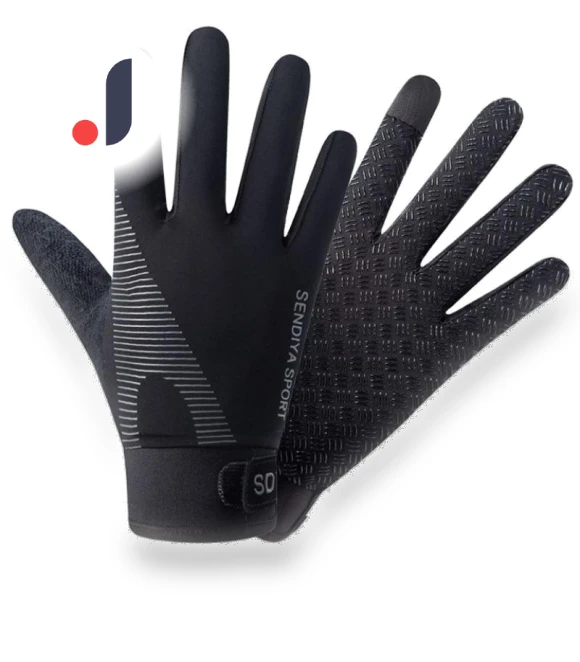 Anti-Slip Cycling Gloves with Touchscreen — Gloves, Freedom Outdoors