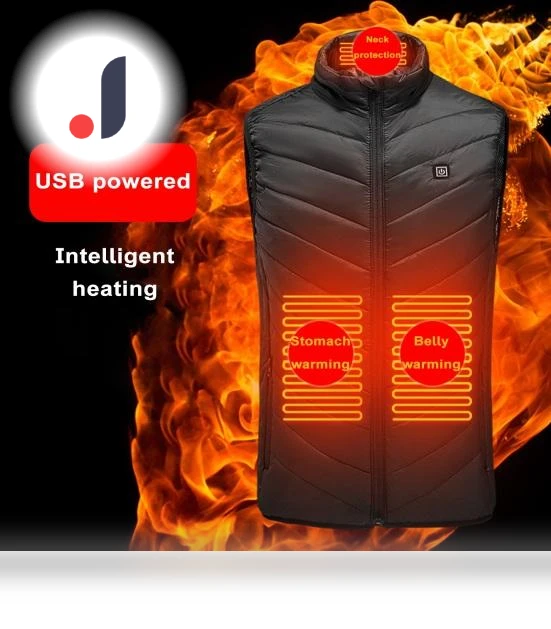 Smart Heated Vest — Vests, manshanwangluo