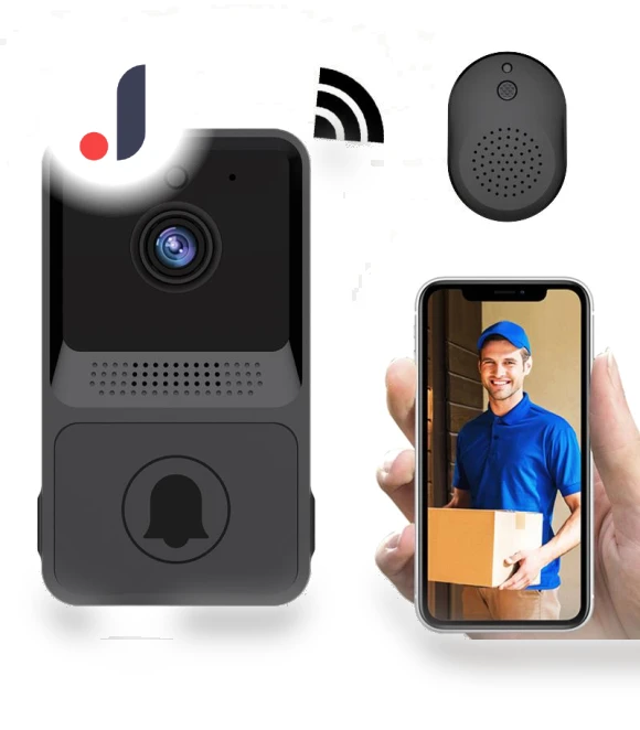 Smart Home Wi-Fi Camera Doorbell — Smart Home Security, Five Colorful
