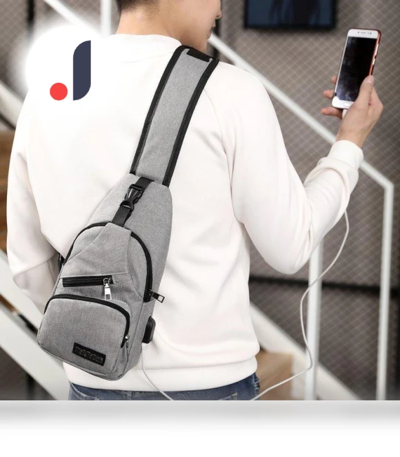 USB Smart Chest Bag — Casual Daypacks, Cumquat