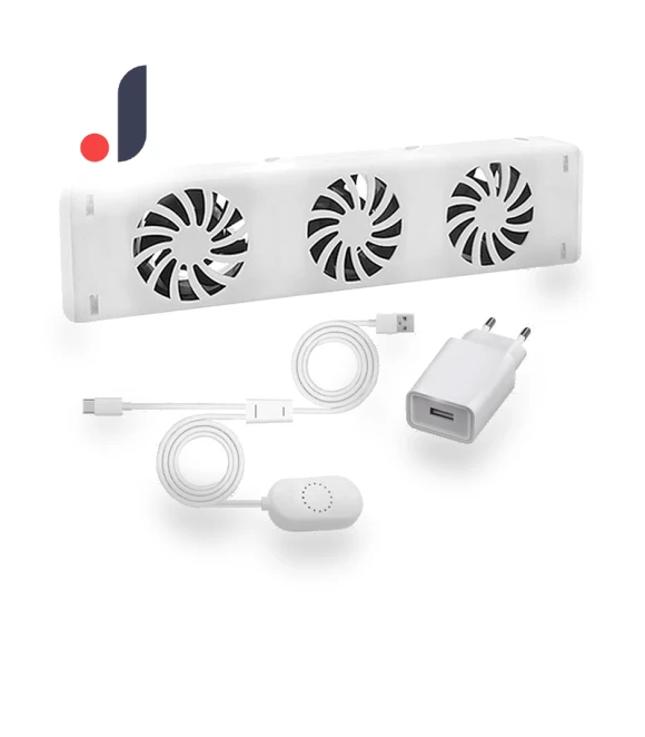 3-Fan Home Radiator Magnetic Smart Cooling Fan — Home Cooling Solutions, Seahorse Home