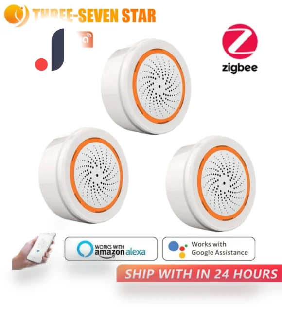 3-in-1 Sound Light Sensor with Built-in Siren — Smart Home Security, Neo