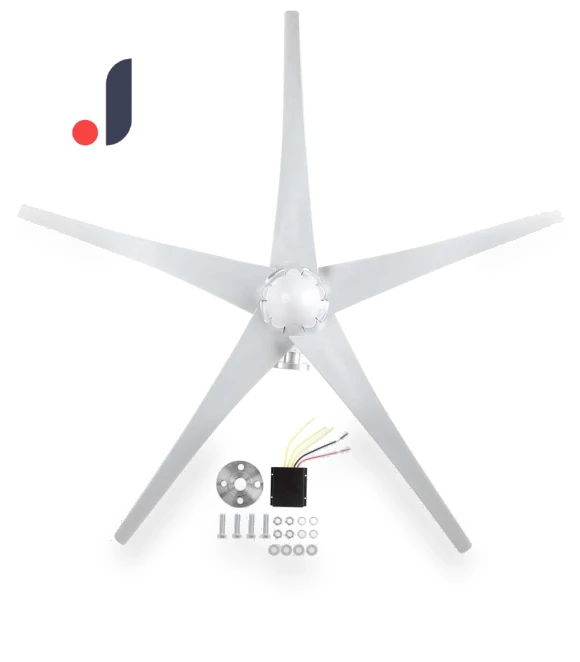 5-Blade Wind Turbine Power Supply — Solar Charging Solutions, Canaryy