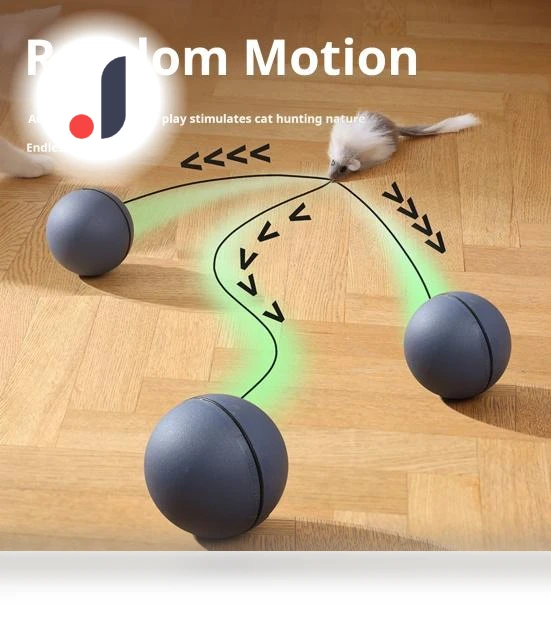 Automatic Rolling Ball Cat Toy — Balls, Love Pet House