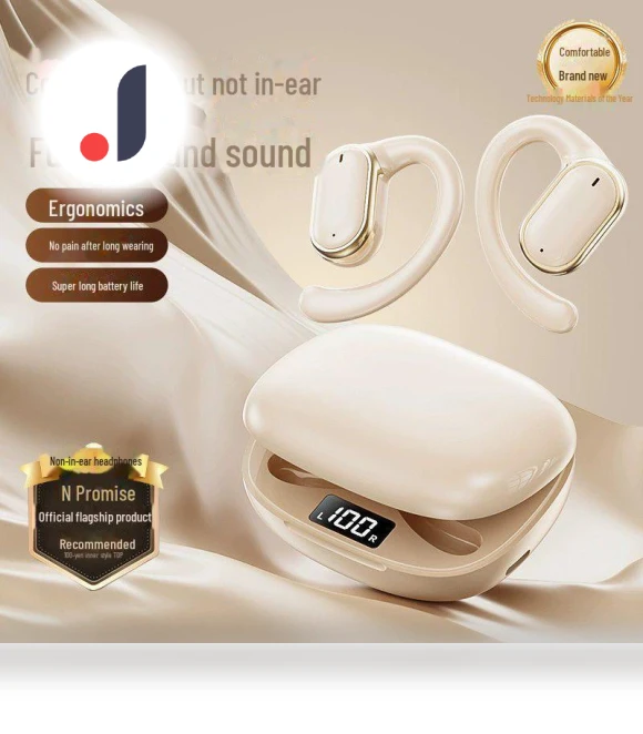 Bluetooth 5.3 Hook Earphones — In-Ear Headphones, AI Supermarket
