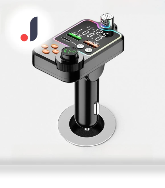 Bluetooth Car Charger with MP3 Player — Phone Accessories, AI Supermarket