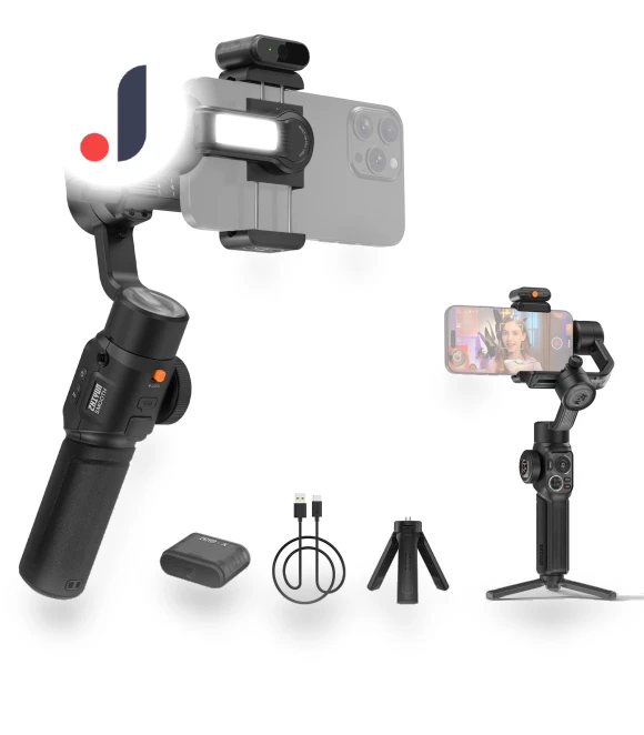 Handheld 3-Axis Stabilizer for Phone Vlog Gimbal — Steady Shots, Zhiyun