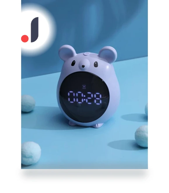 Kawaii Digital Alarm Clock — Alarms & Clocks, Binchi Lighting Appliances
