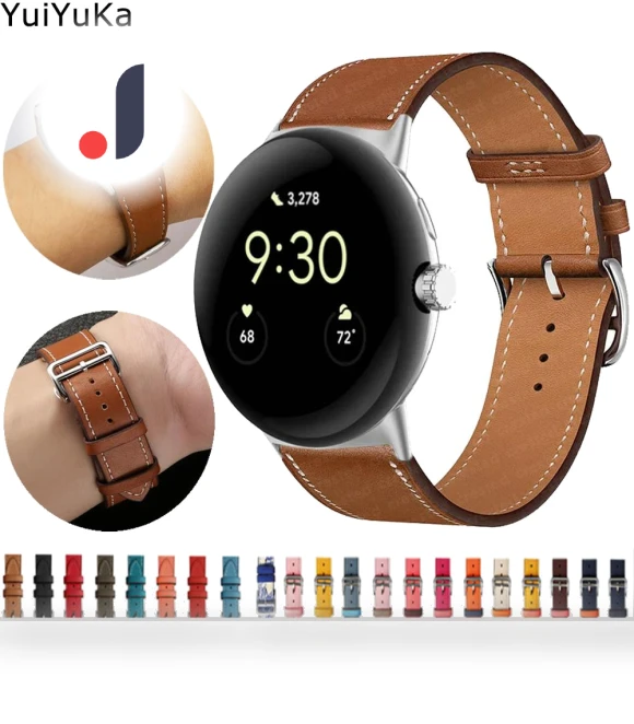 Leather Watch Band — Smartwatch Straps, Lbiaodai watch bands