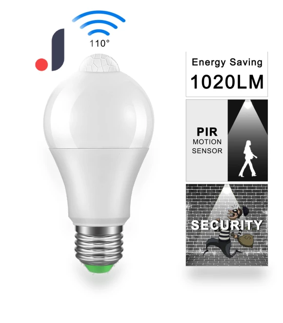LED Motion Sensor Light Bulb — LED, topmall