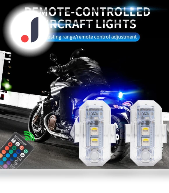 LED Warning Mini Signal — Vehicle Safety Signals, AutomobileMotorcycleParts