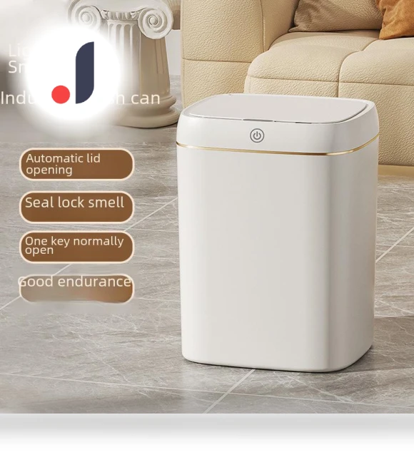 Luxury Smart Touch Trash Can — Kitchen Cans, AI Supermarket
