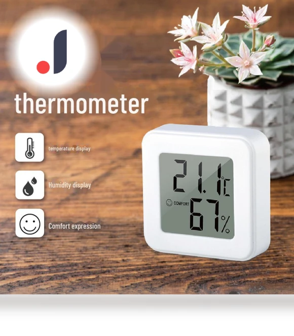 Mini Electronic Thermometer and Hygrometer — Home Climate Control, Smarter than future