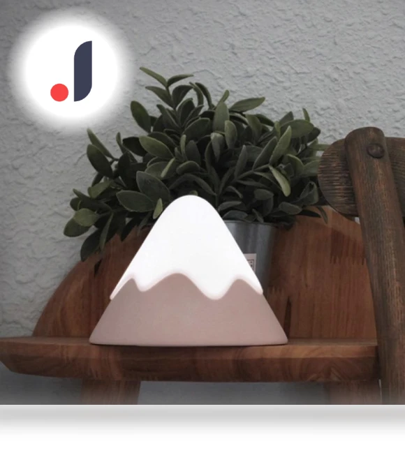 Mini Silicone Touch Snow Mountain Night Light — Night Lights, Binchi Lighting Appliances