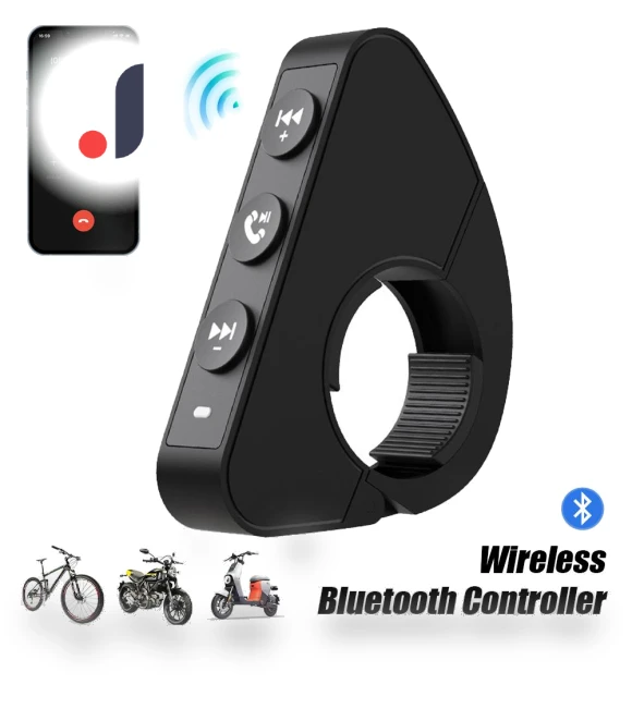 Motorcycle Handlebar Media Controller — Handlebar Gear, AutomobileMotorcycleParts